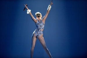 The provocative Miley Cyrus has been castigated by Lorde. Photo / AP