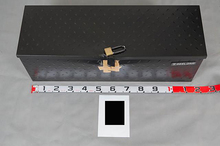 A lock box seized in Operation Ghost. Photo / NZ Police
