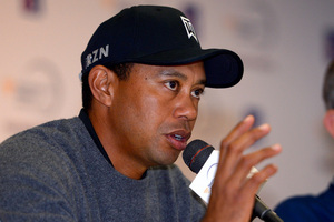 Tiger Woods met Nelson Mandela 15 years ago. Photo / AP