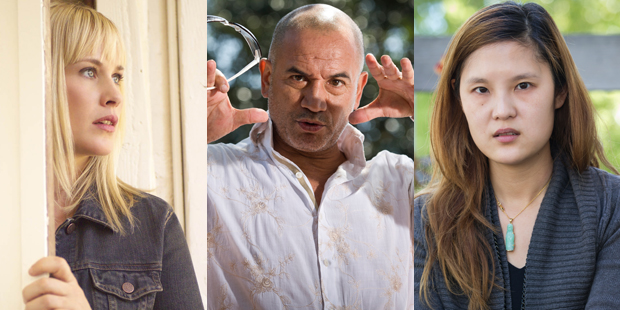 Patricia Arquette, Temuera Morrison and Bevan Chuang; who said what? Photo / Supplied, Greg Bowker