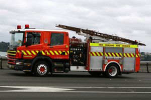 Hastings Fire Service senior station officer Dennis O'Leary confirmed initial reports they received were of a house fire involving a victim. Photo / Wayne Drought