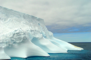 The ice below the Geographic South Pole moves, taking the marker with it. Photo / Thinkstock