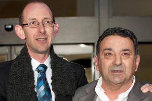 David Bain with Joe Karam. Photo / File photo