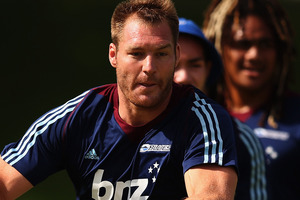 Blues captain Ali Williams claims to be in the best shape of his life. Photo / Getty Images.