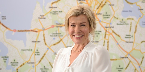 Robyn Malcolm plays Agent Anna - down-on-her luck single mum who turns to real estate to make a buck. Photo / Supplied