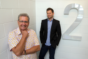 Brian Richards and Julian Smith are leading change at top brand strategist company BRR. Photo / Brett Phibbs