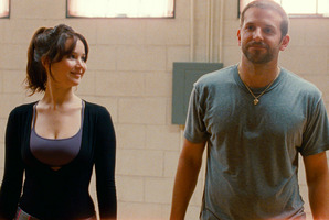 Jennifer Lawrence, left, and Bradley Cooper in a scene from 'Silver Linings Playbook'. Photo / AP