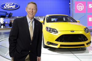 Ford president and CEO Alan Mulally says there is positive growth in the company.Picture/AP