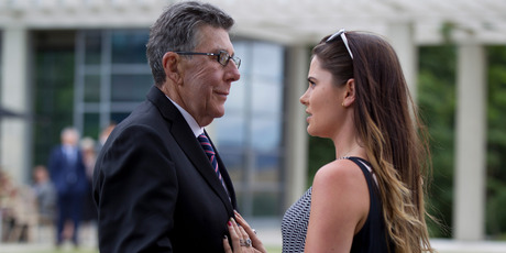 Sir Paul Holmes supported daughter Millie through her addiction and knows firsthand the trauma that meth brought to a family. Photo / Richard Robinson.