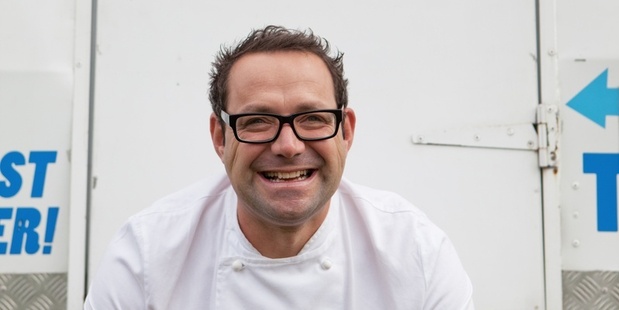 Mike Van de Elzen is happy to have more balance, but knows his children will have to get used to living in a chef's world of odd hours. Photo / Supplied