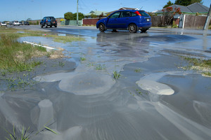 Liquefaction was a major problem for Christchurch residents after the major quakes in the area. File photo / Simon Baker