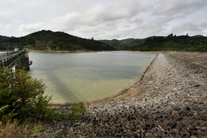 The Upper Mangatawhiri Dam in the Hunua Ranges. Photo / Greg Bowker