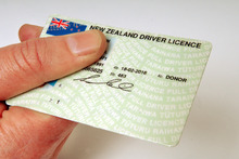 New Zealand drivers licence.  Photo / NZPA 