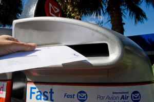 NZ Post may soon only be delivering letters three times a week to NZ letterboxes. File photo / NZ Herald
