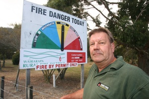 Wairarapa principal rural fire officer Phill Wishnowsky. Photo /Wairarapa Times-Age