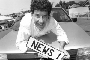 Sir Paul Holmes in 1988. Photo / Supplied