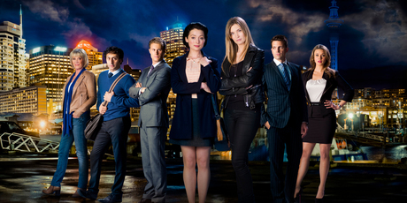 You'll spot some familiar faces in the cast of The Blue Rose. Photo / Supplied