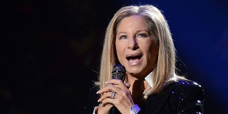 Barbra Streisand performing at the Barclays Center in the Brooklyn. Photo/AP