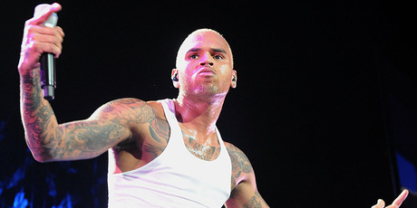 Chris Brown performs at Staples Center in Los Angeles. Photo/AP