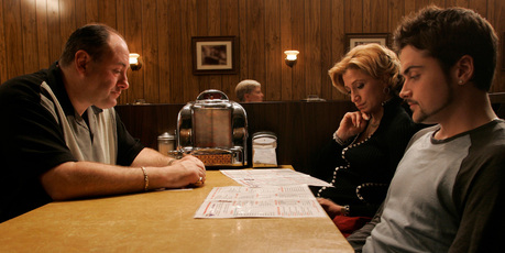 A scene from the final episode of The Sopranos. Photo/supplied