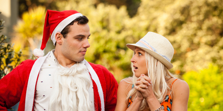 A scene involving characters Nate and Kylie in the final episode of Shortland Street for the year.