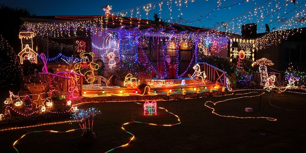 Christmas light display across the region show how Aucklanders are celebrating the Yuletide season. Photo / NZH