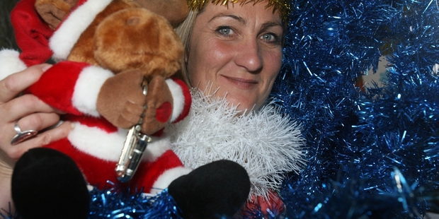 MOTHER CHRISTMAS: Masterton Christian Childcare supervisor Suzie Wilmshurst has organised a Christmas wonderland.PHOTO/LYNDA FERINGA