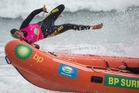 Papamoa's Paul Smith is sent flying during the North Island IRB championships on his home beach. Photo/ Jaime Troughton/ Dscribe Media Services. Papamoa's Paul Smith is sent flying during the North Island IRB championships on his home beach. Photo/ Jaime Troughton/ Dscribe Media Services.