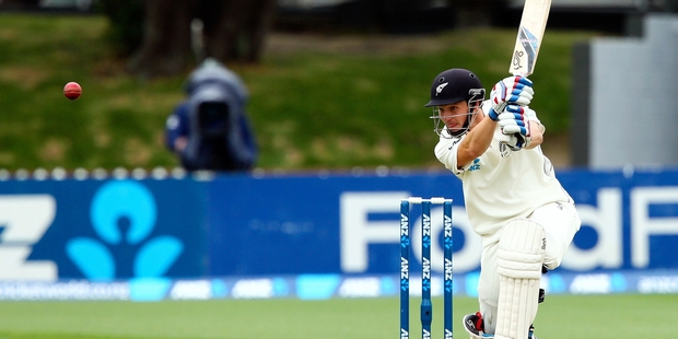 BJ Watling played some bold and aggressive strokes as he held the New Zealand tail together. Photo / Getty Images
