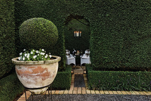 The garden at Huka Lodge. Photo / Supplied
