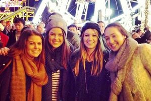 Kiwis (from left) Gemma Gastaldo-Brac, Lara Shapiro, Bridgette Walker and Emma Lines are living the London life.