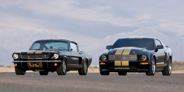 1966 Shelby GT350H and 2006 Shelby Hertz