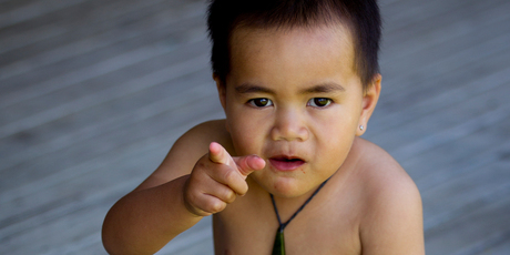 2-year-old Kauri Raeina. Photo / Sarah Ivey