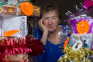 Vera Stewart said she felt terrible that money and raffle tickets for the Cancer Society were stolen while she was fundraising. Photo/Stephen Parker.