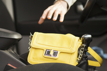 Don't leave your handbag in your car.