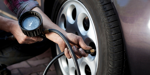 Tire pressure check