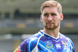Sam Tomkins is keen to make an impression. Photo / Greg Bowker