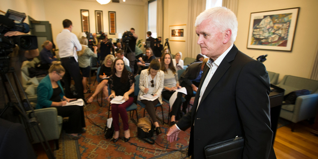 Auckland Council chief executive Doug McKay yesterday released the report he commissioned from Ernst & Young into the mayor's relationship with Bevan Chuang. Photo / Greg Bowker