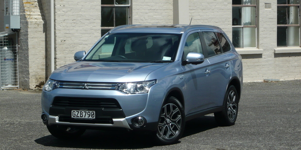 The Mitsubishi Outlander PHEV is expected to be on sale in April next year and supply will be limited to 25 cars a month. Pictures / Ben Selby