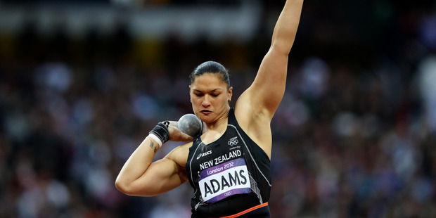 Valerie Adams. Brett Phibbs