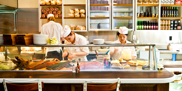 Interior detail of Federal Delicatessen. Photo / Babiche Martens.
