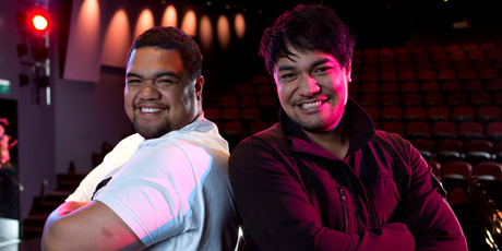 Brothers Amitai and Pene Pati. Photo / Simon Baker