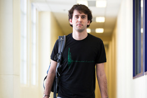 Sam Blackman had his electronic equipment confiscated by Customs. Photo / Greg Bowker