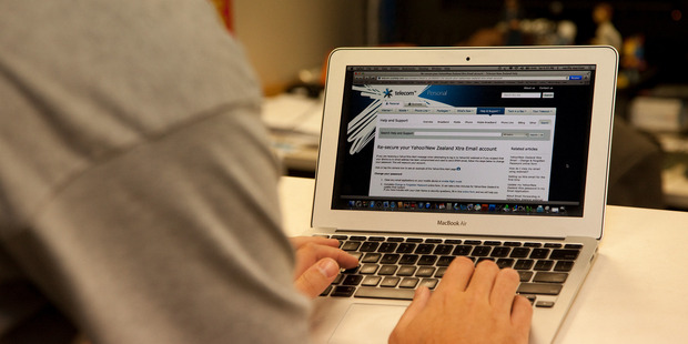 An advisory on Telecom's website asks Yahoo!Xtra customers to change their password but some users have complained of being unable to do so. Photo / NZ Herald