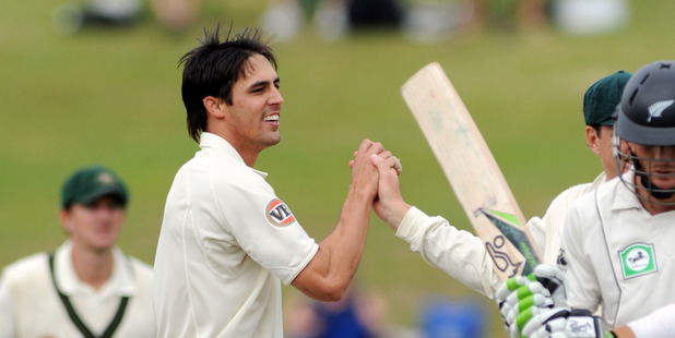 Australia's Mitchell Johnson. Photo / Getty Images