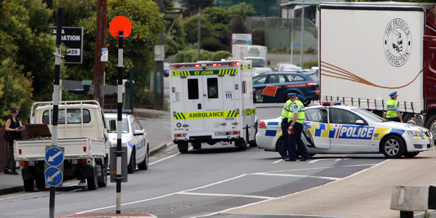 Police are investigating whether the girl was on the crossing when hit by the truck.