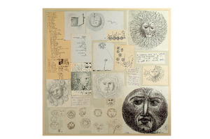 Fornasetti's Maori Cavalieri piece. Photo / Babiche Martens.