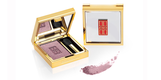 Elizabeth Arden's eyeshadow called Golden Orchid is a happy match for the forecast colour of 2014, Pantone's Radiant Orchid.