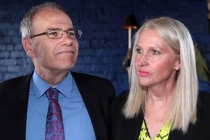 Len Brown and wife Shan Inglis. Photo / Doug Sherring