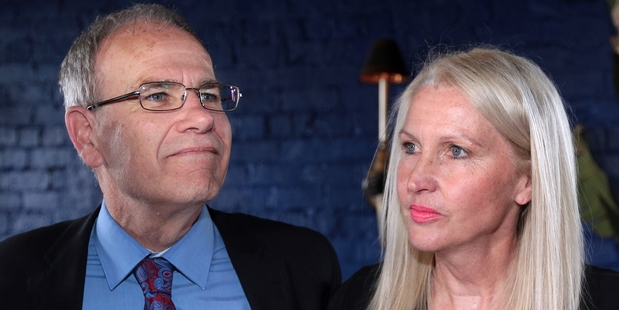 Len Brown and wife Shan Inglis. Photo / Doug Sherring